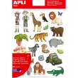 Themage kleefstickers De jungle 12 vellen - Apli