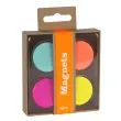 Fluor magneten collectie 4 stuks - Apli 