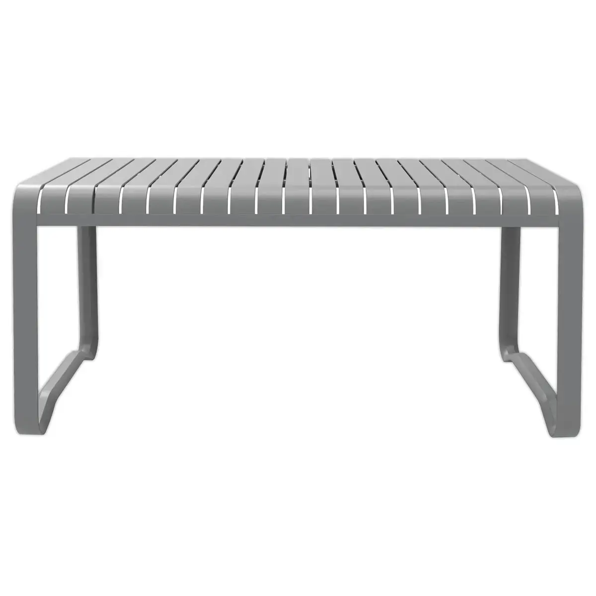 Eettafel VERANO - Buiten - 6 plaatsen - Aluminium grijs - OFFICEPRO