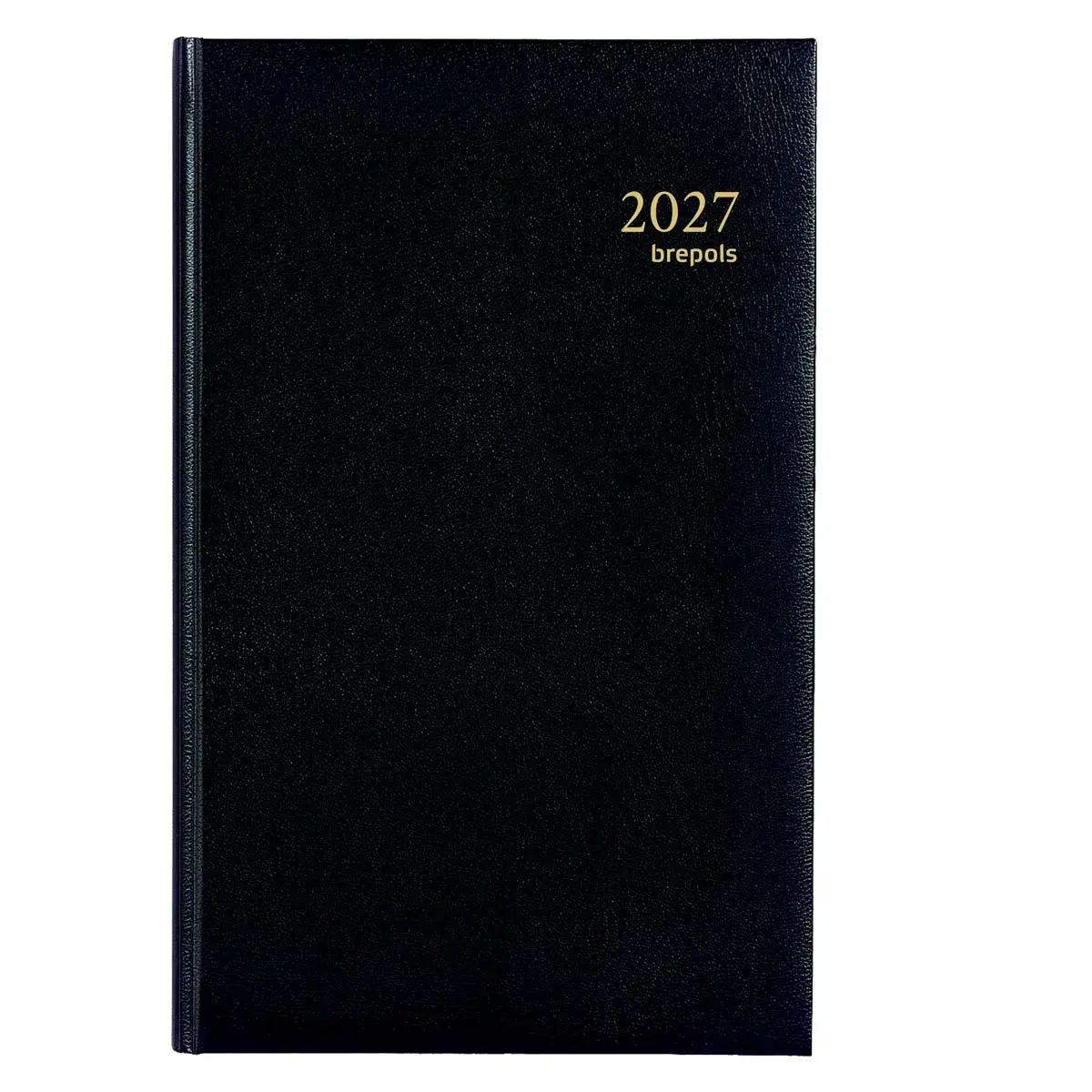 Dagagenda 2027 Brepols Saturnus basic - 13,3x20,8 cm - Zwart - 1 dag/pagina - BREPOLS
