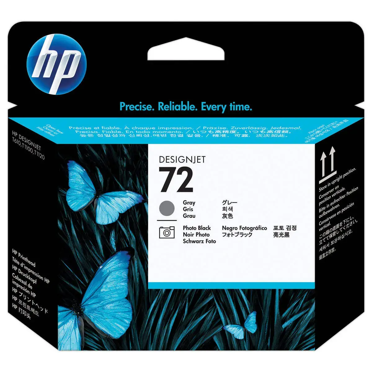 HP 72 printkop zwart en grijs C9380A 
