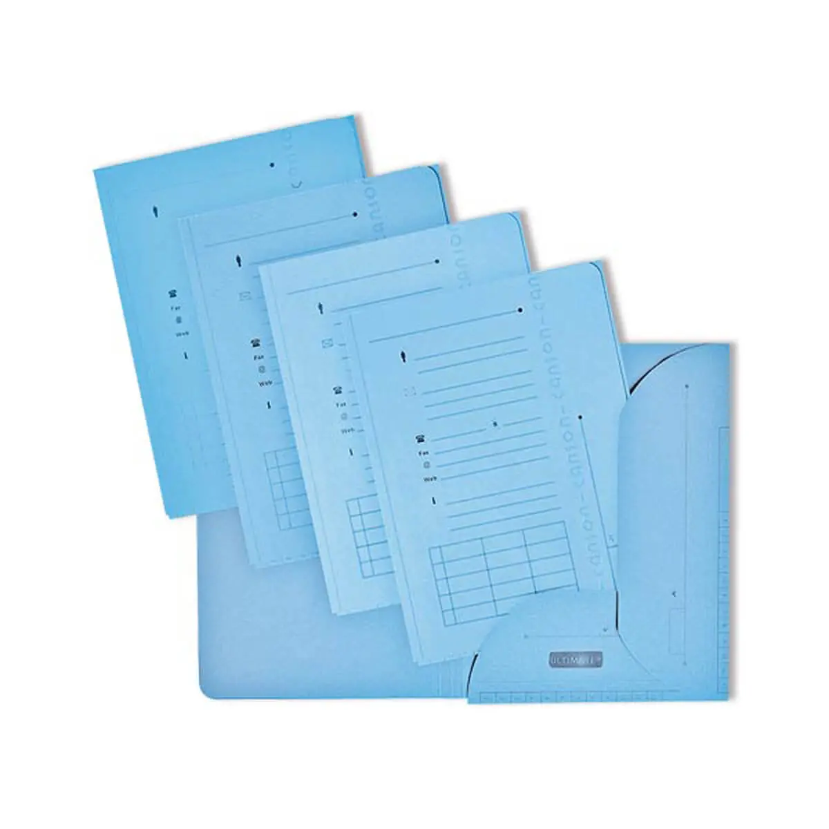 25 Submaphoes voor HV hangmappen - Blauw - OXFORD