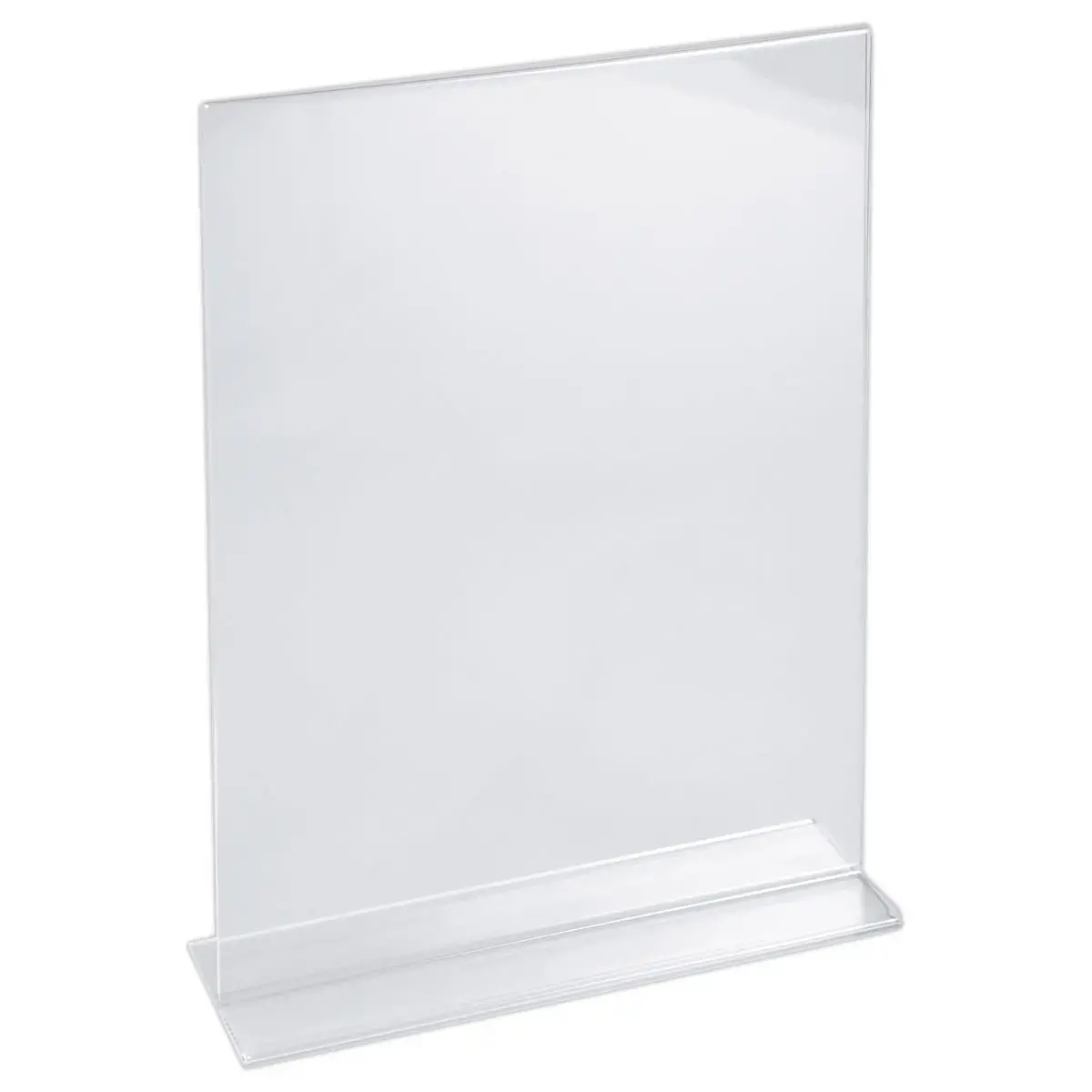 T-vormige rechte display transparant -A4-formaat 