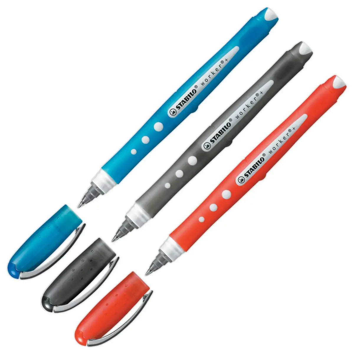 Roller met metalen punt STABILO WorkerColorful - normaal schrift 
