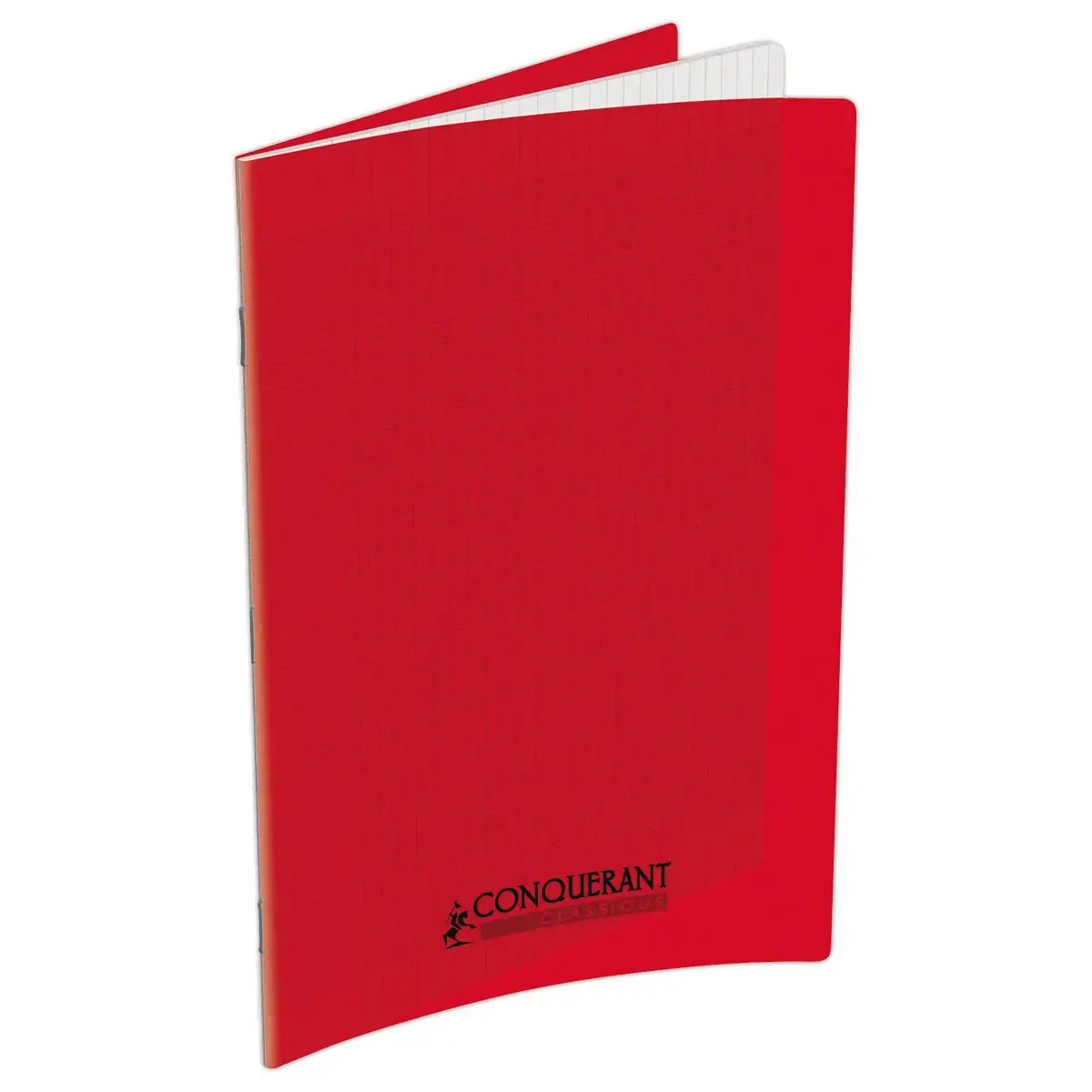 Polypropyleen schrift, genaaid, 48 pagina’s SEYES 90g rood