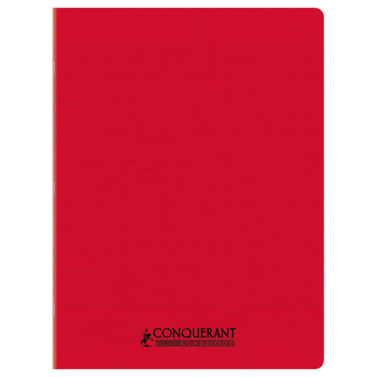 Polypropyleen schrift, genaaid, 48 pagina's, SEYES 240x320 mm, 90g, rood