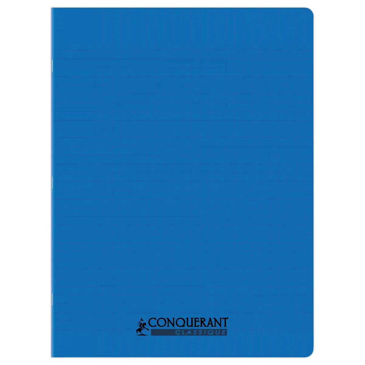Polypropyleen schrift met nietjes 96 bladzijden SEYES 240x320 90g blauw 