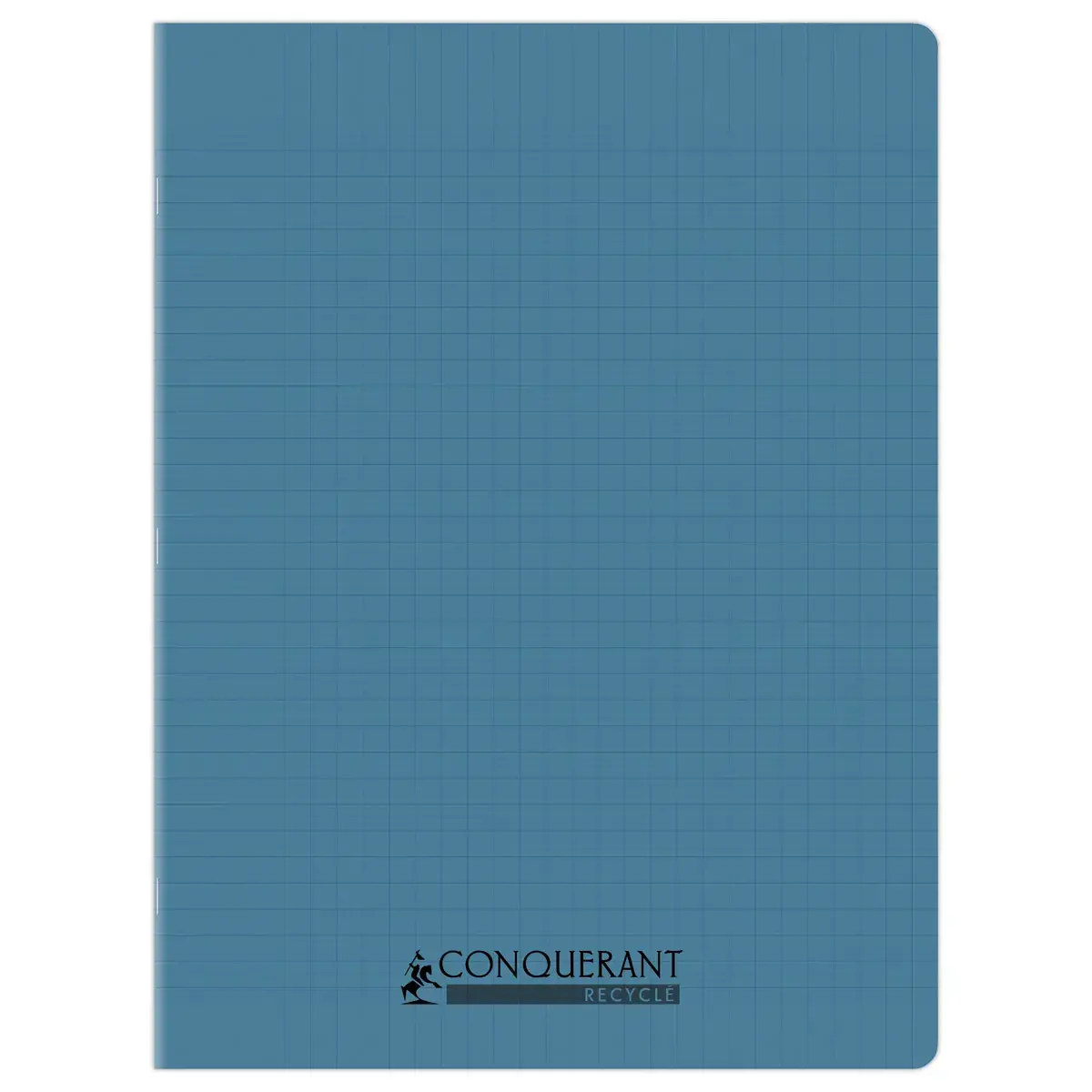 Polypropyleen schrift genaaid 96 bladzijden SEYES 240x320 90g - 90% gerecycled blauw