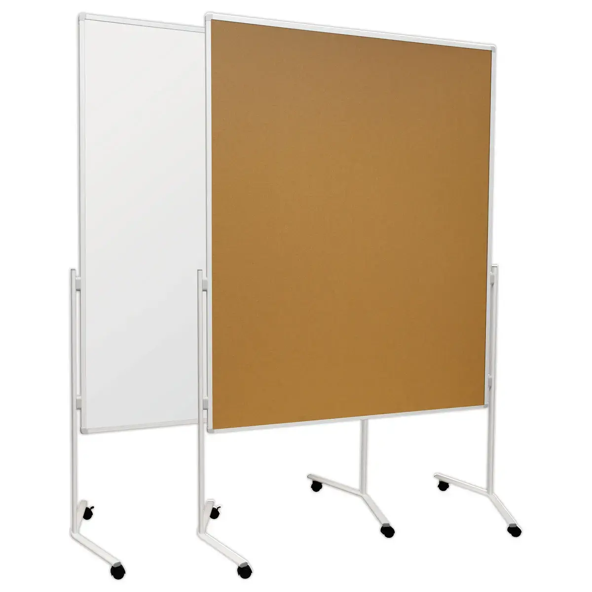 Multifunctional mobiel whiteboard 2 zijden L70xH120