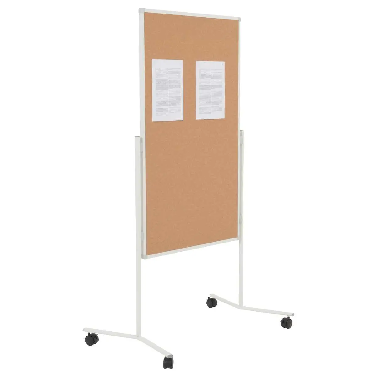 Multifunctional mobiel whiteboard 2 zijden L70xH120