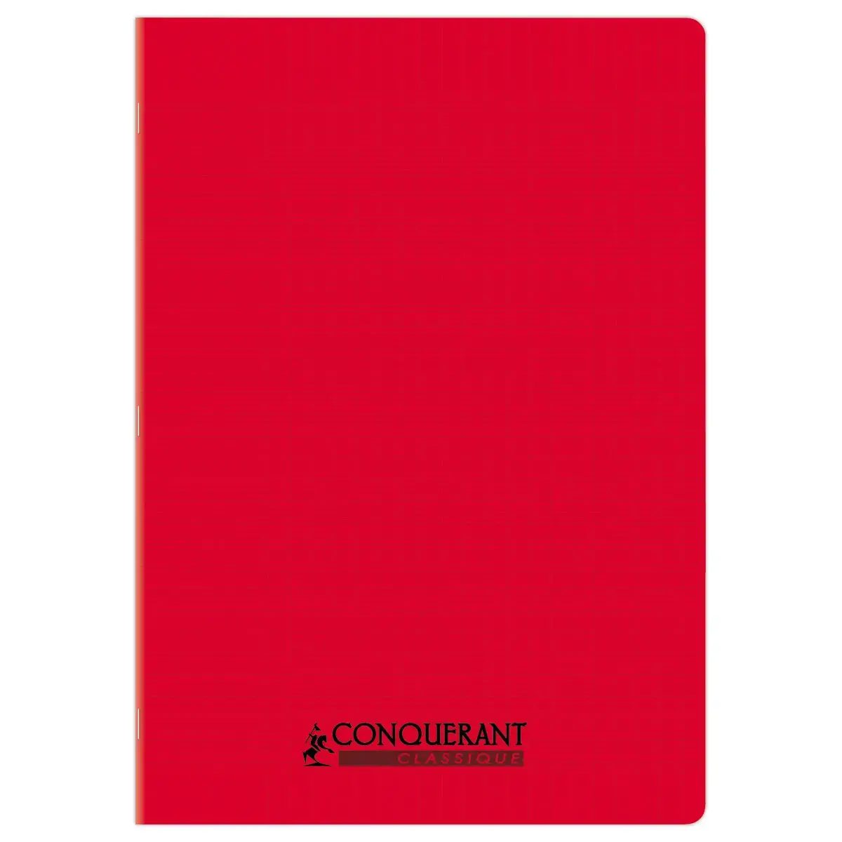 Polypropyleen schrift met nietjes 96 pagina's SEYES 210x297 90g rood