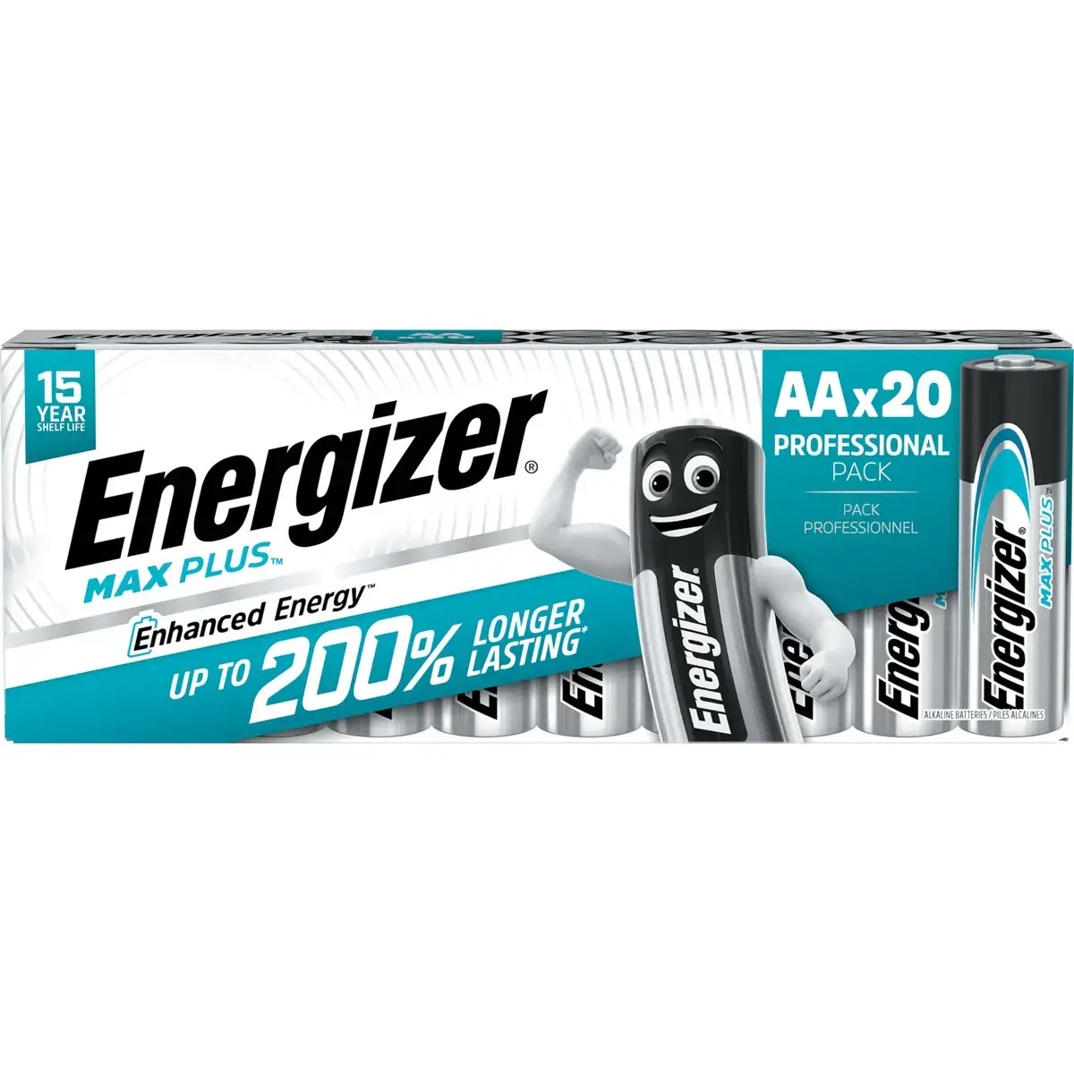 20 Alkaline batterijen LR6 (AA) Max Plus - ENERGIZER