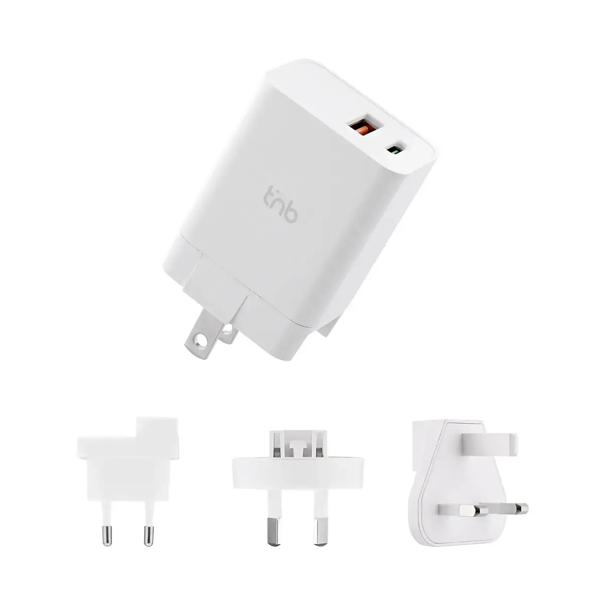 Internationale USB-netlader 20W