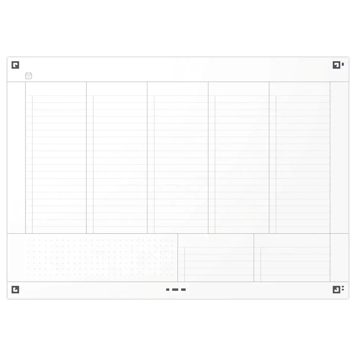 Bloc Task Manager International - A4 - 60 pagina's - OXFORD