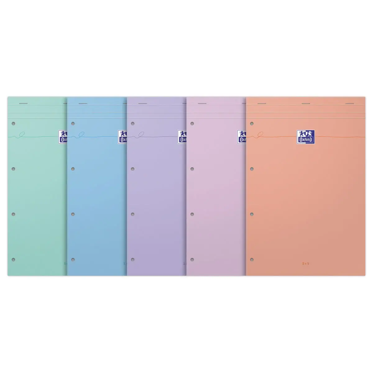 Internationaal blok - A4+ - 4 gaten - 5x5 - OXFORD 