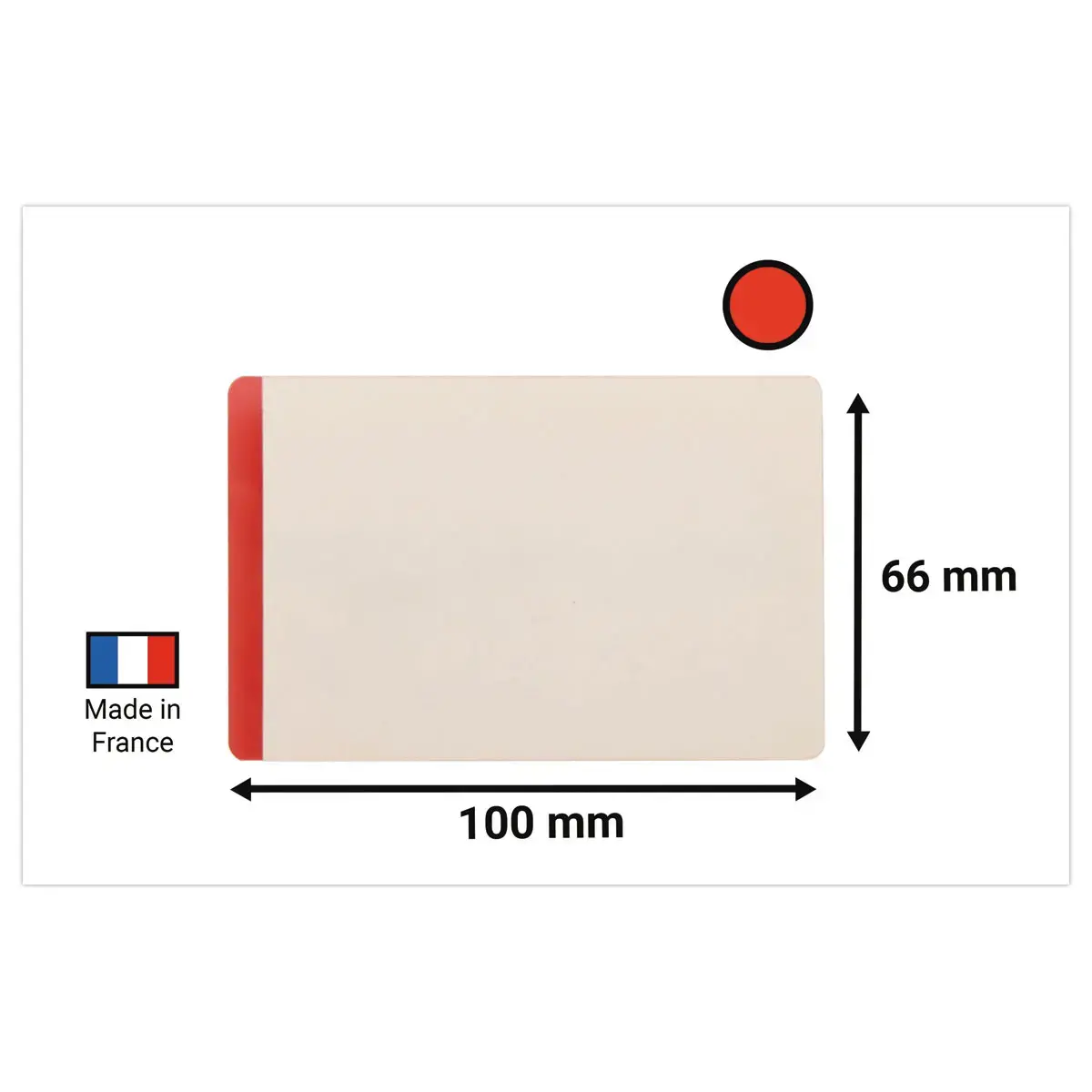 50  Zelfklevende logistieke hoezen - 10 x 3,8 cm - Blauw - DURABLE 