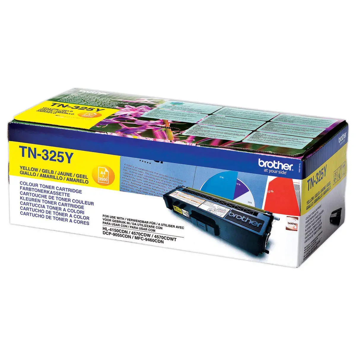 Toner BROTHER TN325Y Geel