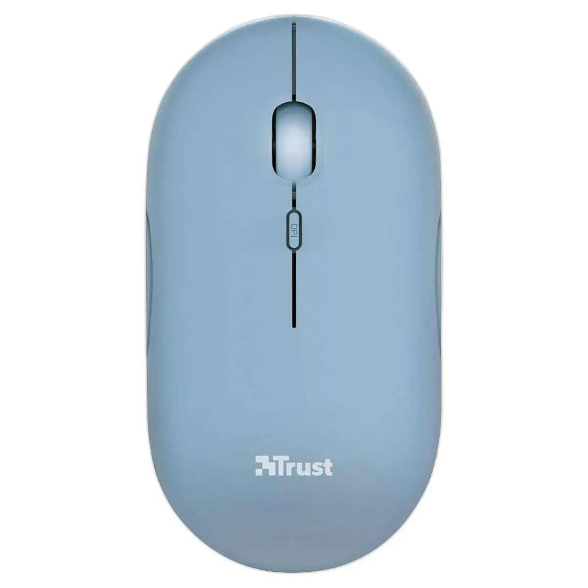 Ultradunne oplaadbare draadloze PUCK-muis, blauw 