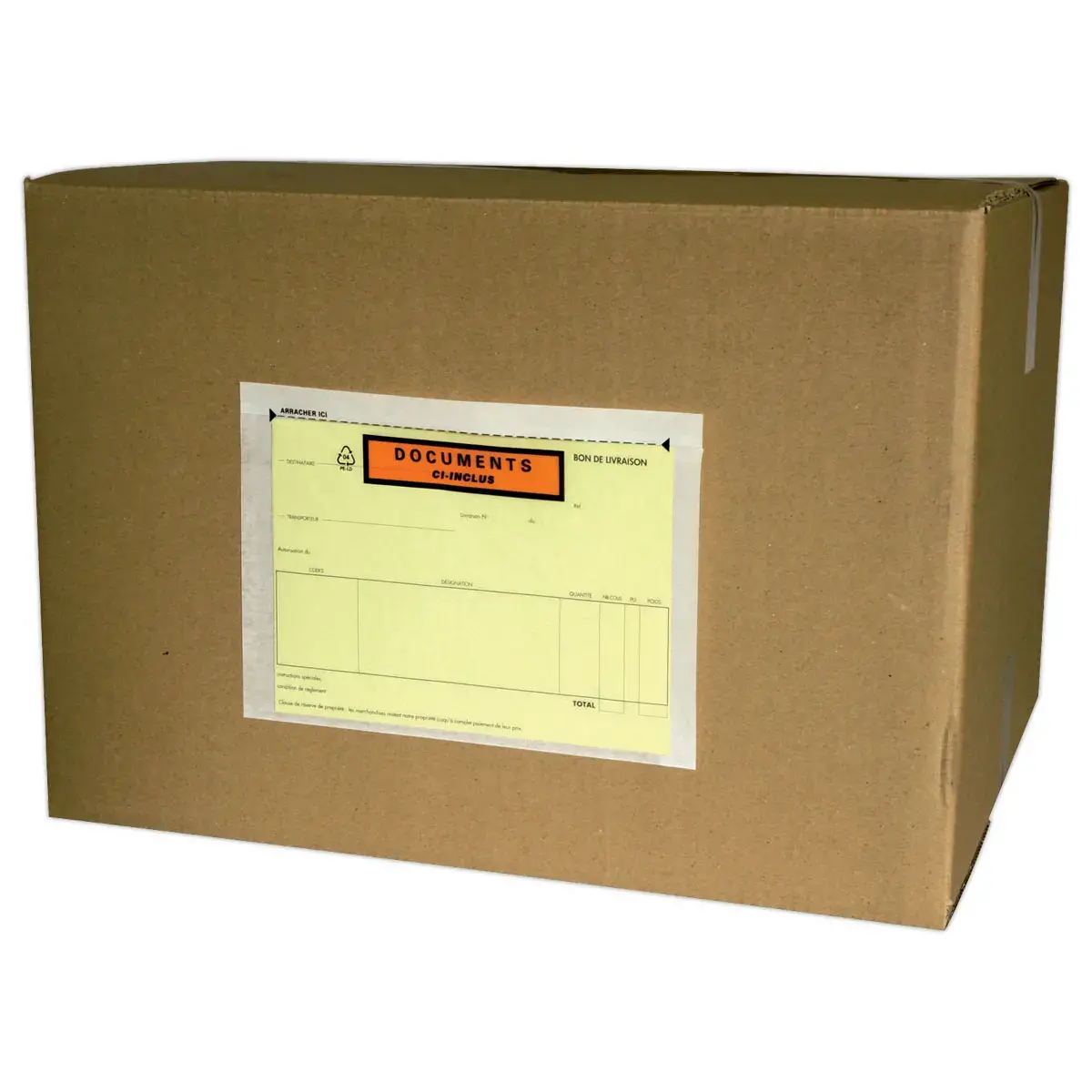 1000 Kleefenveloppen 'Documents ci-inclus' - 228 x 165 mm