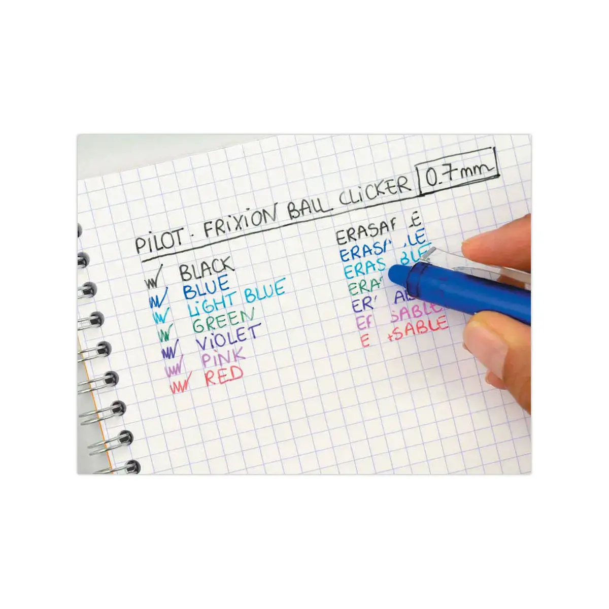 Balpen uitwisbare gel-inkt PILOT Frixion Clicker - intrekbaar