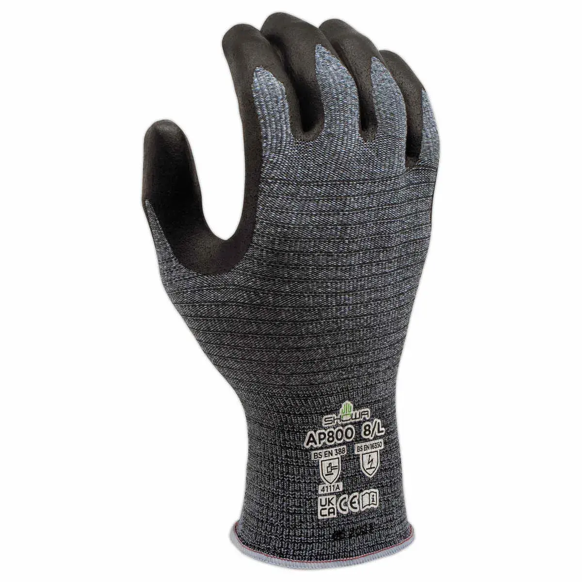 12 Grijze Showa AP800 multifunctionele handschoenen maat XL