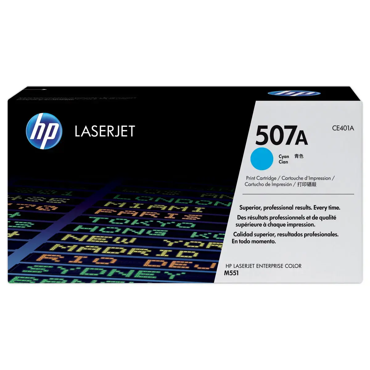 Lasercartridge HP 507A cyaan CE401A