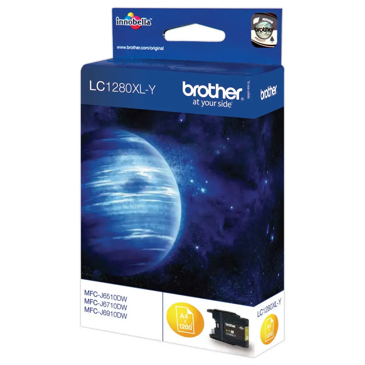 Brother LC1280 gele hoge capaciteit cartridge