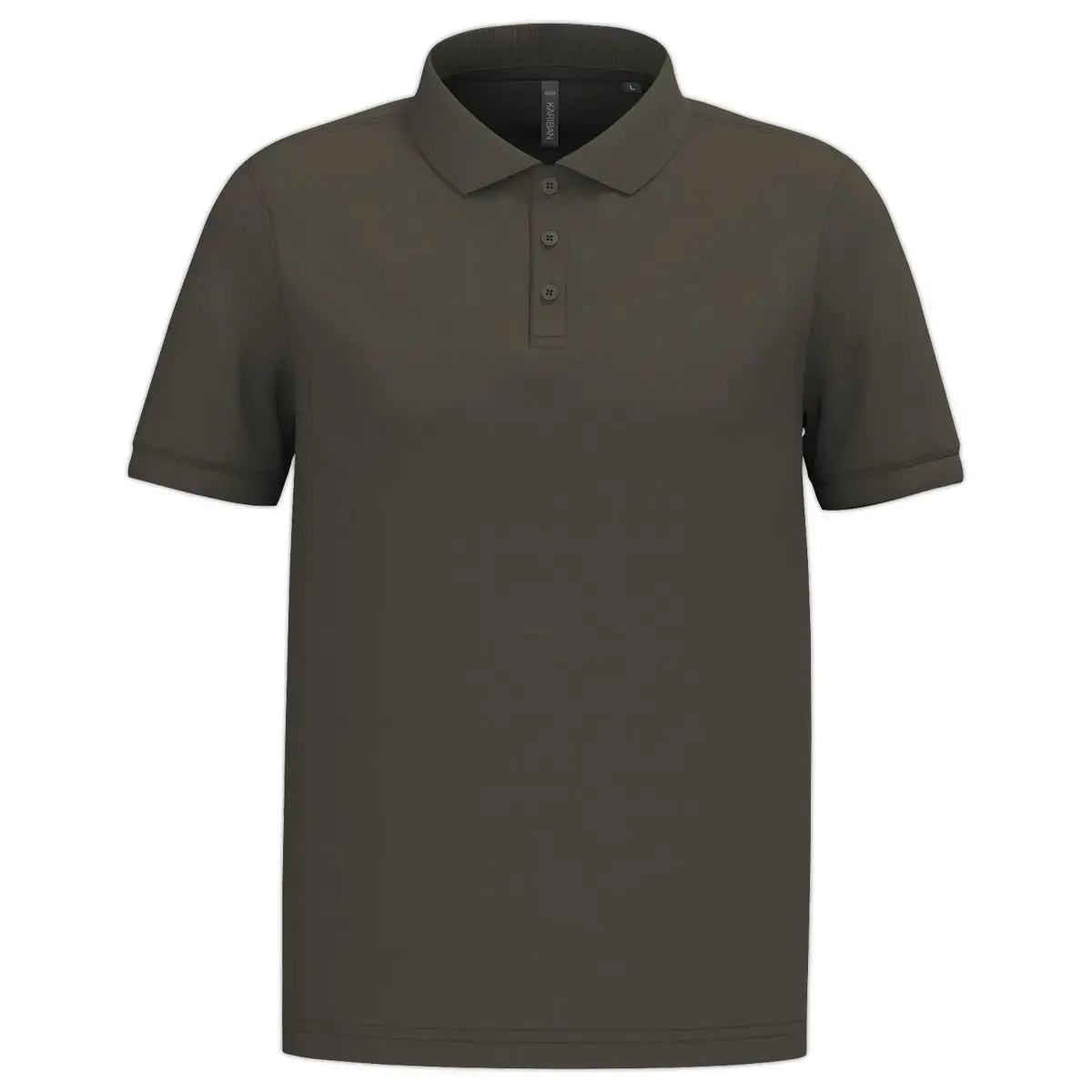 Herenpolo - Korte mouwen - Maat 3XL - Kaki 