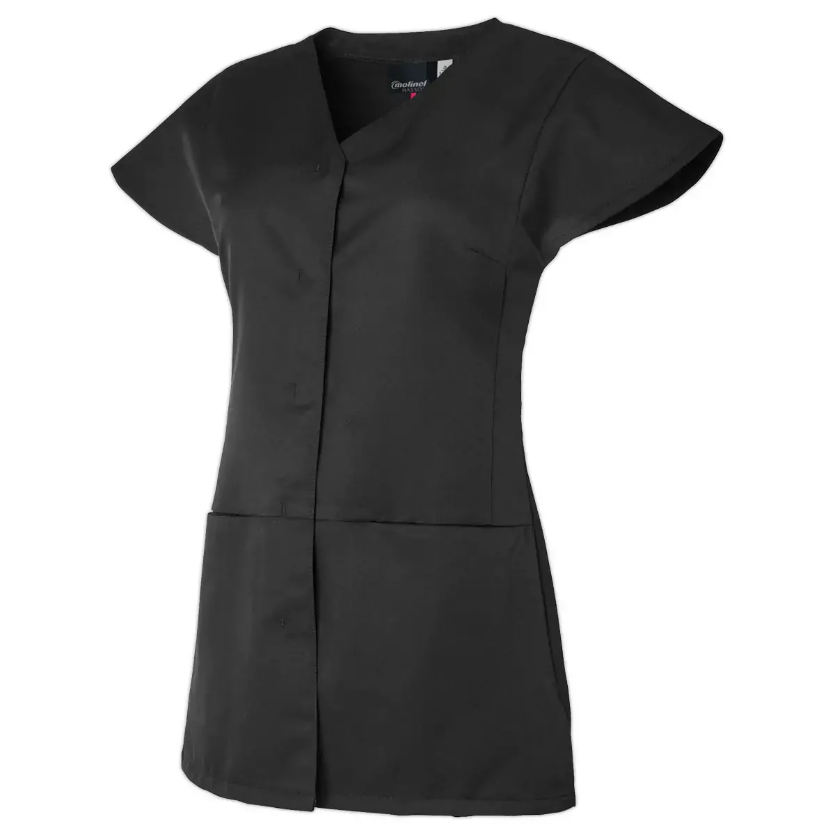 TUNIEK MET KORTE MOUWEN LILOU – ZWART – MAAT 6