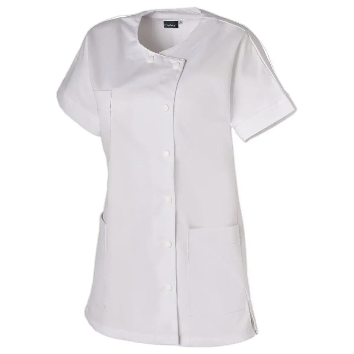 KORTE MOUW TUNIEK POLY/KATOEN – DAFNI HASSON – WIT – MAAT 6
