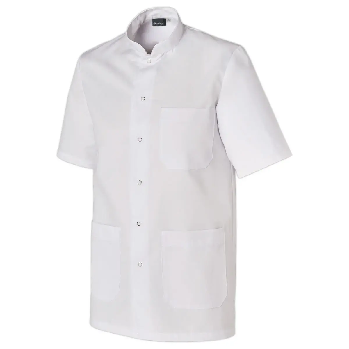 WITTE HEREN TUNIEK KORTE MOUWEN &ndash; ISPAHAN HASSON &ndash; WIT &ndash; Maat 2 