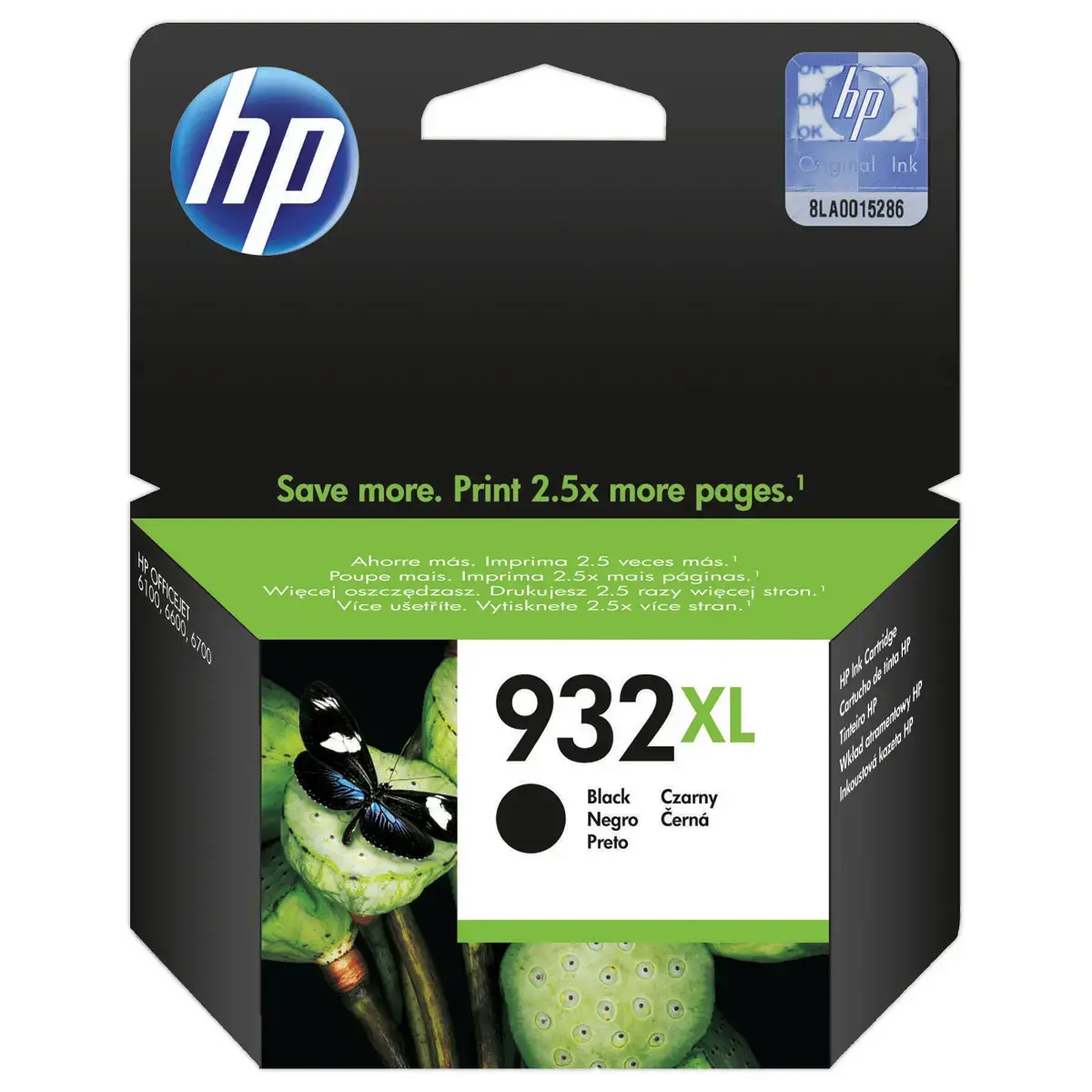 Inkjetcartridge HP 932XL Zwart HC CN053AE