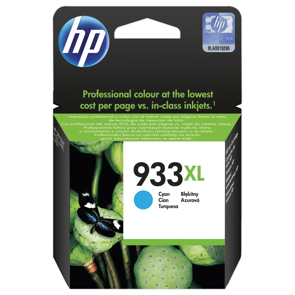 HP 933XL inktcartridge cyaan CN054AE 