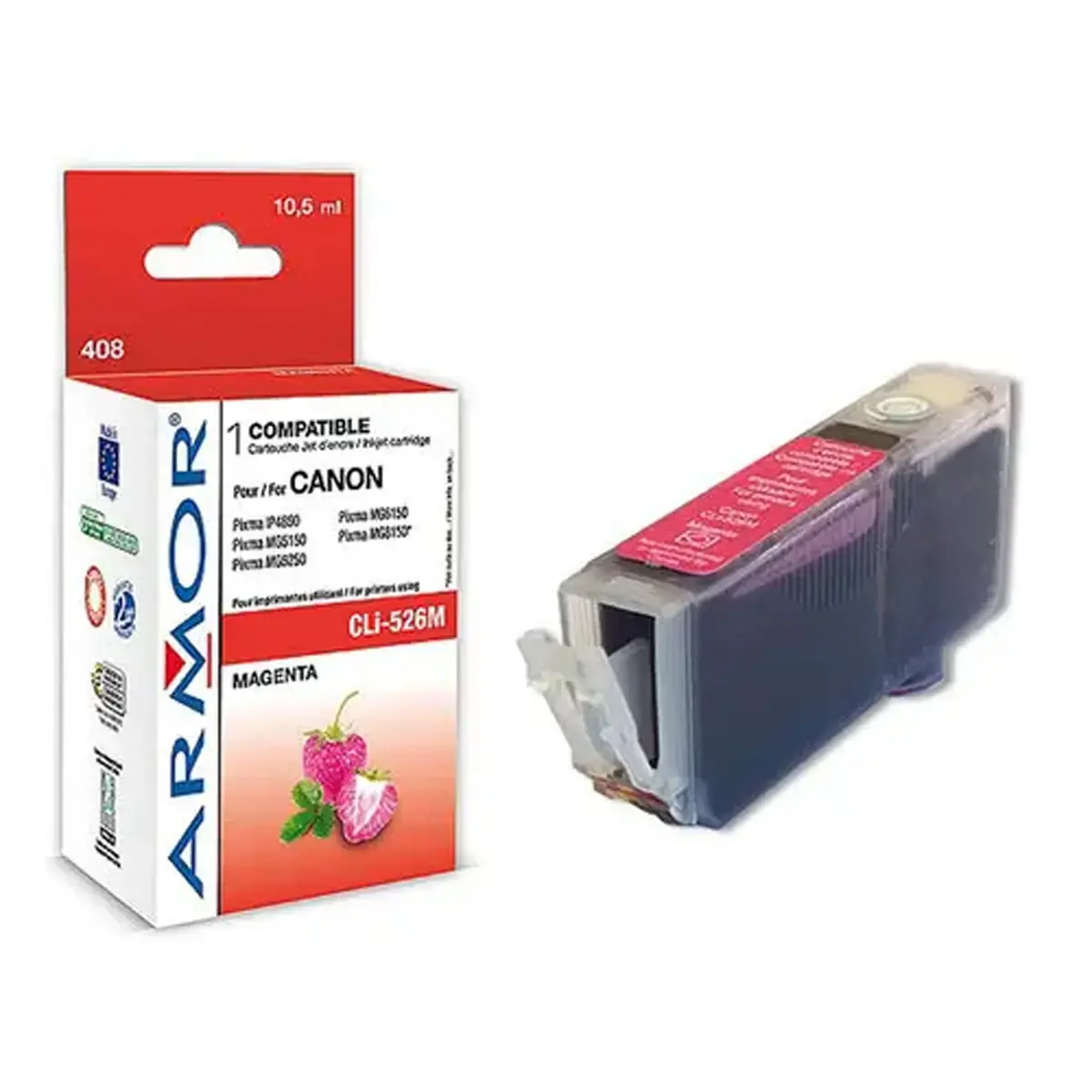 Inkjetcartridge ARMOR equiv. aan CANON CLI526 Magenta 