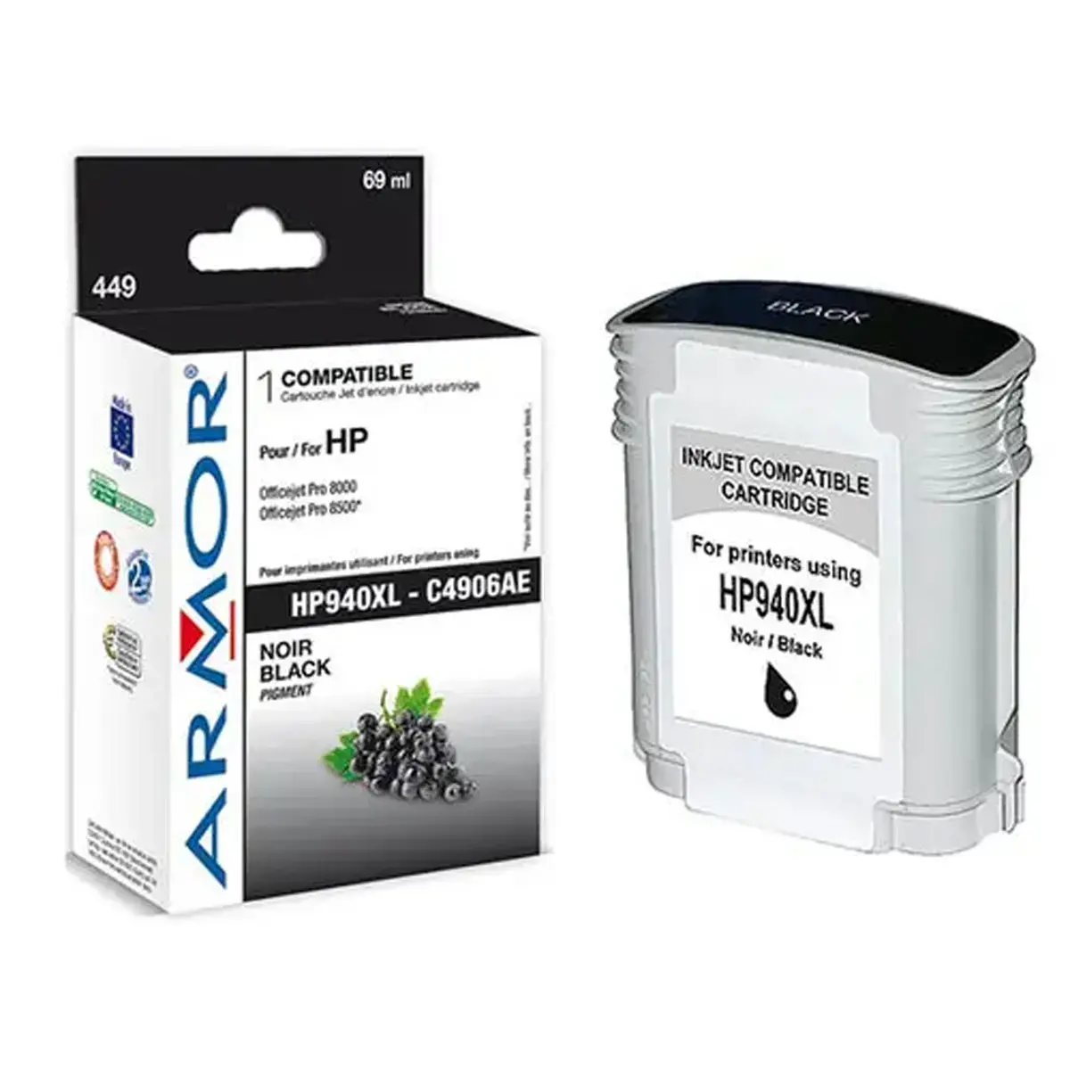 Inkjetcartridge HP Zwart C4906A compatibel ARMOR