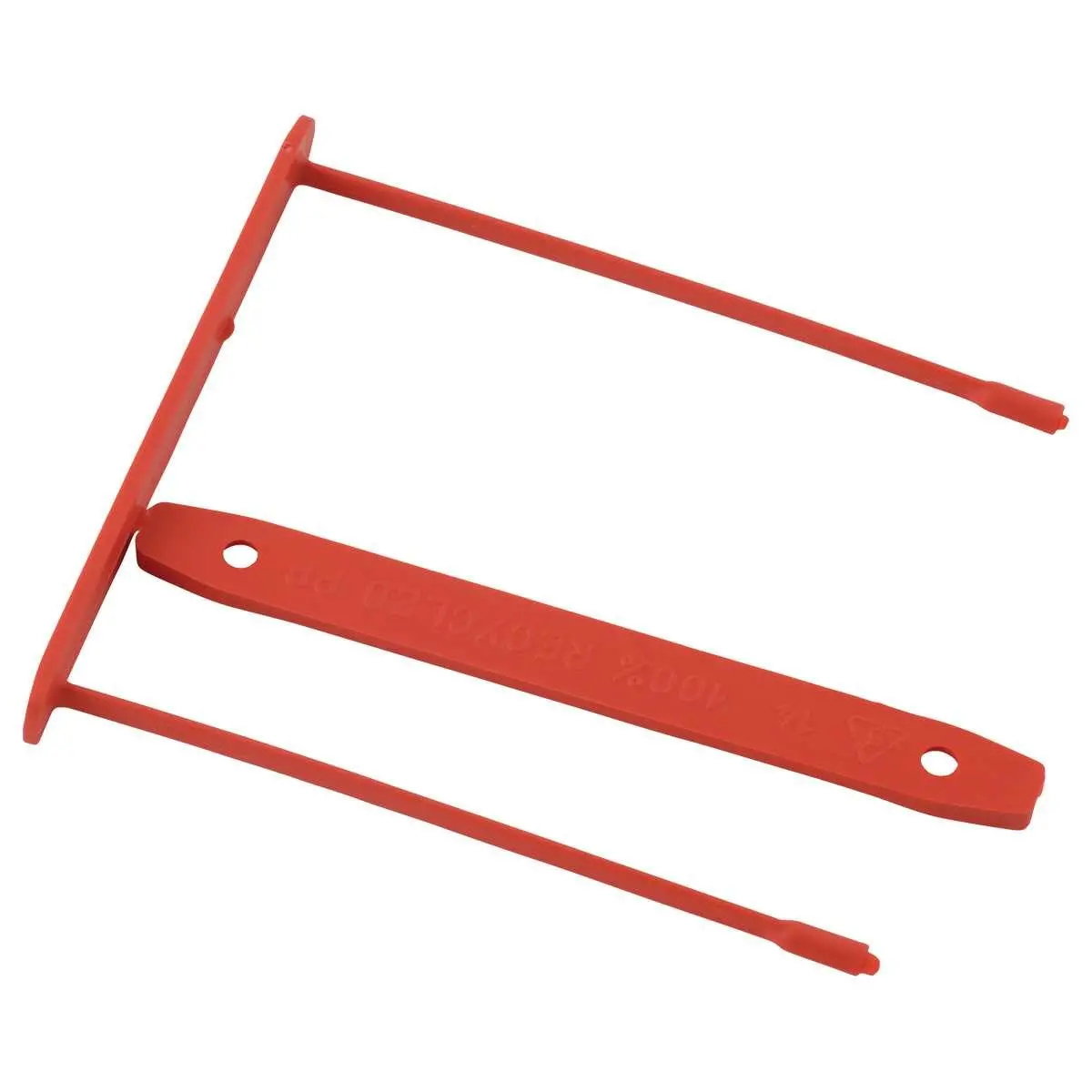 100 Archiefbeugels - Rood - Capaciteit 500 vel - FELLOWES
