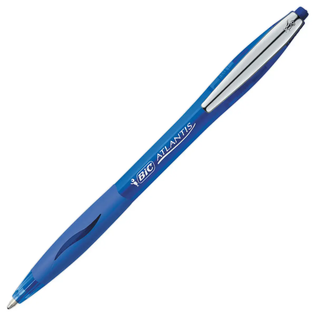 Navulbare balpen Atlantis Soft - Blauw - BIC