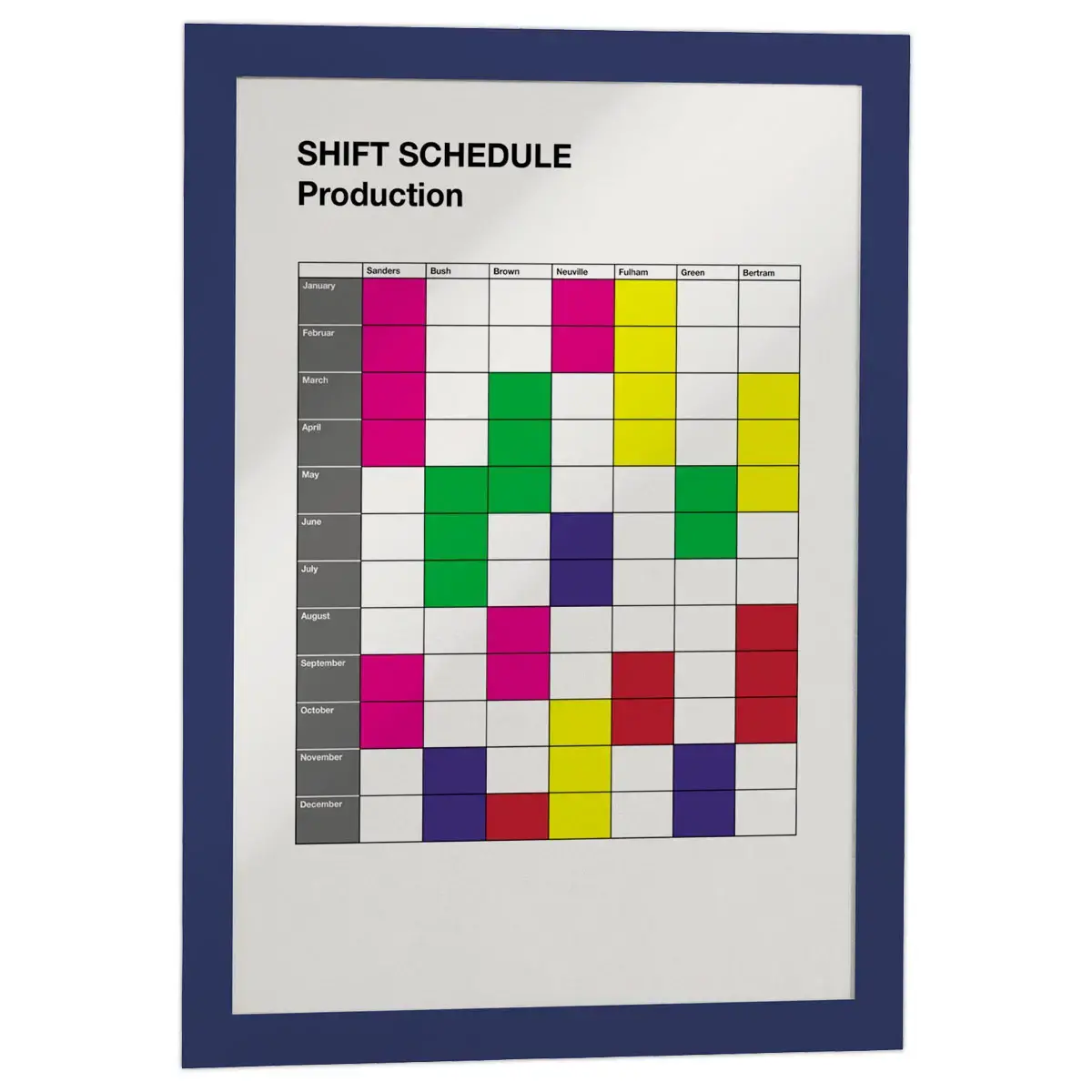 2 Herpositioneerbare hoezen Duraframe voor A4 affichage - Zwart - DURABLE