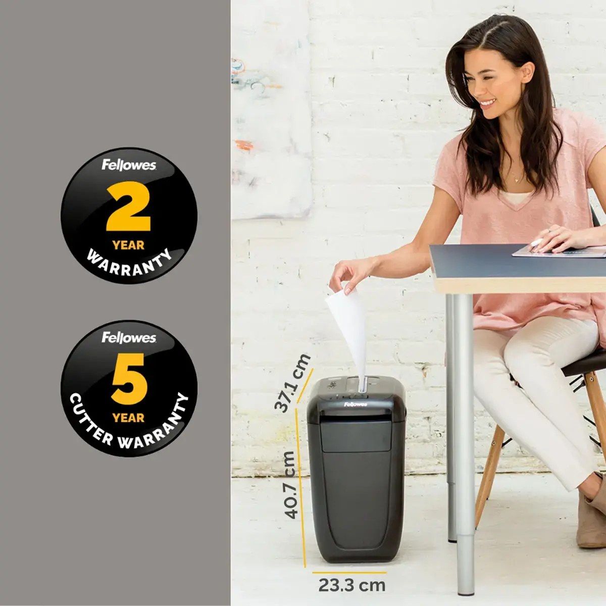 Papiervernietiger FELLOWES 60Cs 22L cross cut 10 vellen