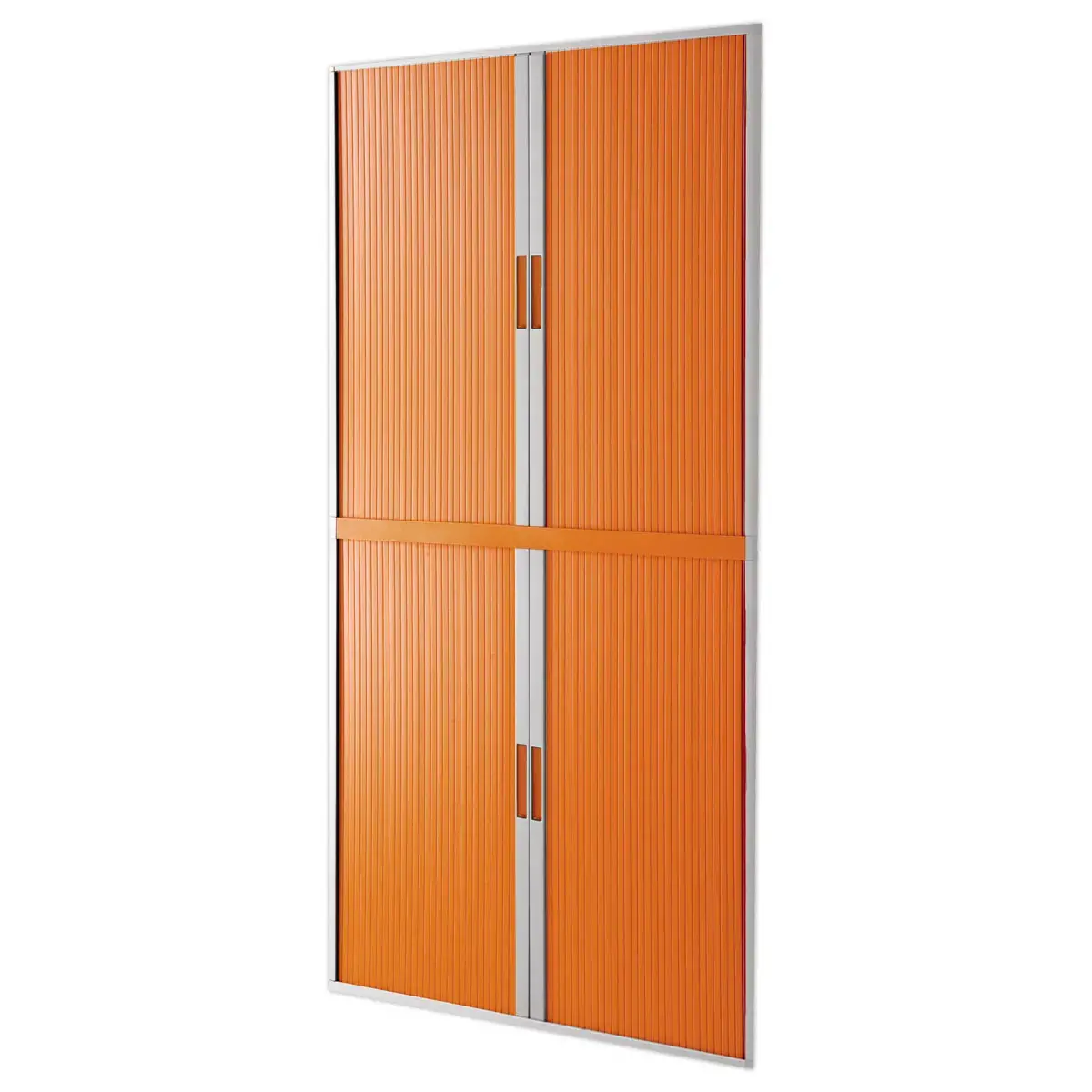 Lage rolluikkast Easyoffice - Oranje en wit - PAPERFLOW