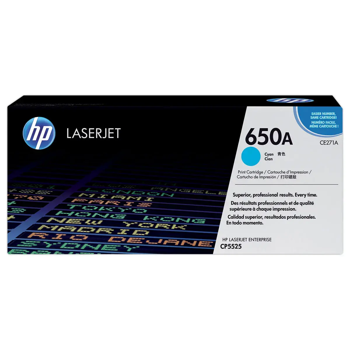 HP 650A CE271A toner cyaan
