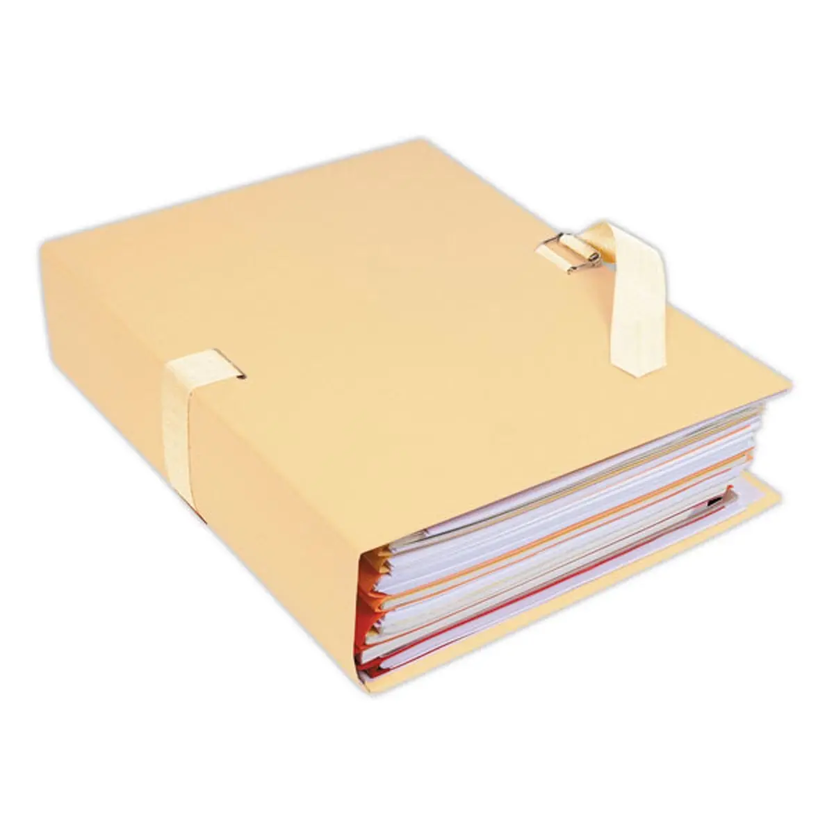 Uitbreidbare map met band - Beige - EXACOMPTA