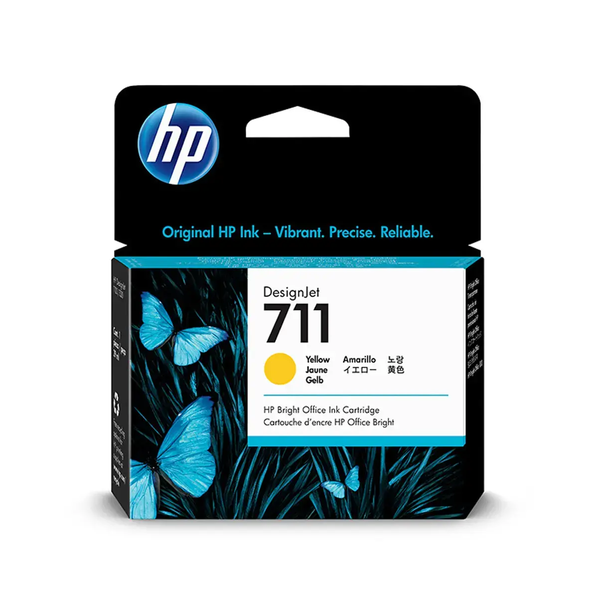 HP 711 inktcartridge geel CZ132A 