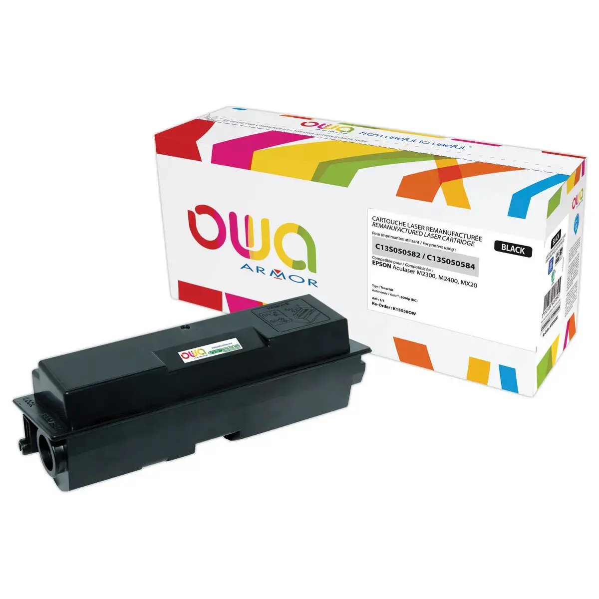 Lasercartridge ARMOR equiv. aan EPSON S050584 Zwart