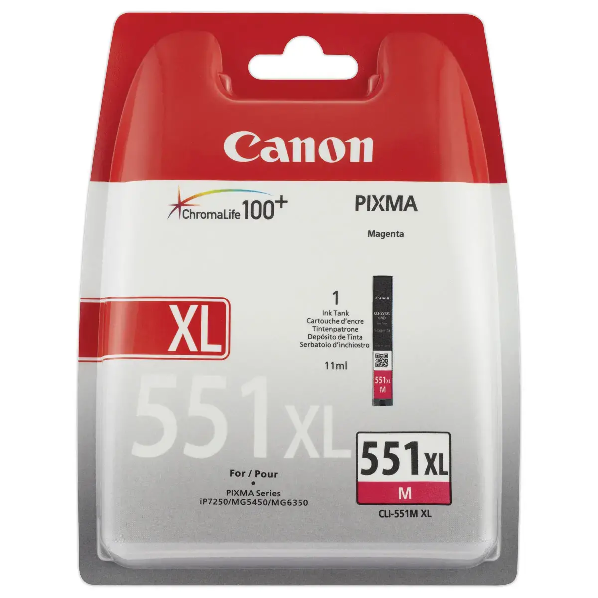 Inkjetcartridge CANON 6445B001 CLI-551XL Magenta 