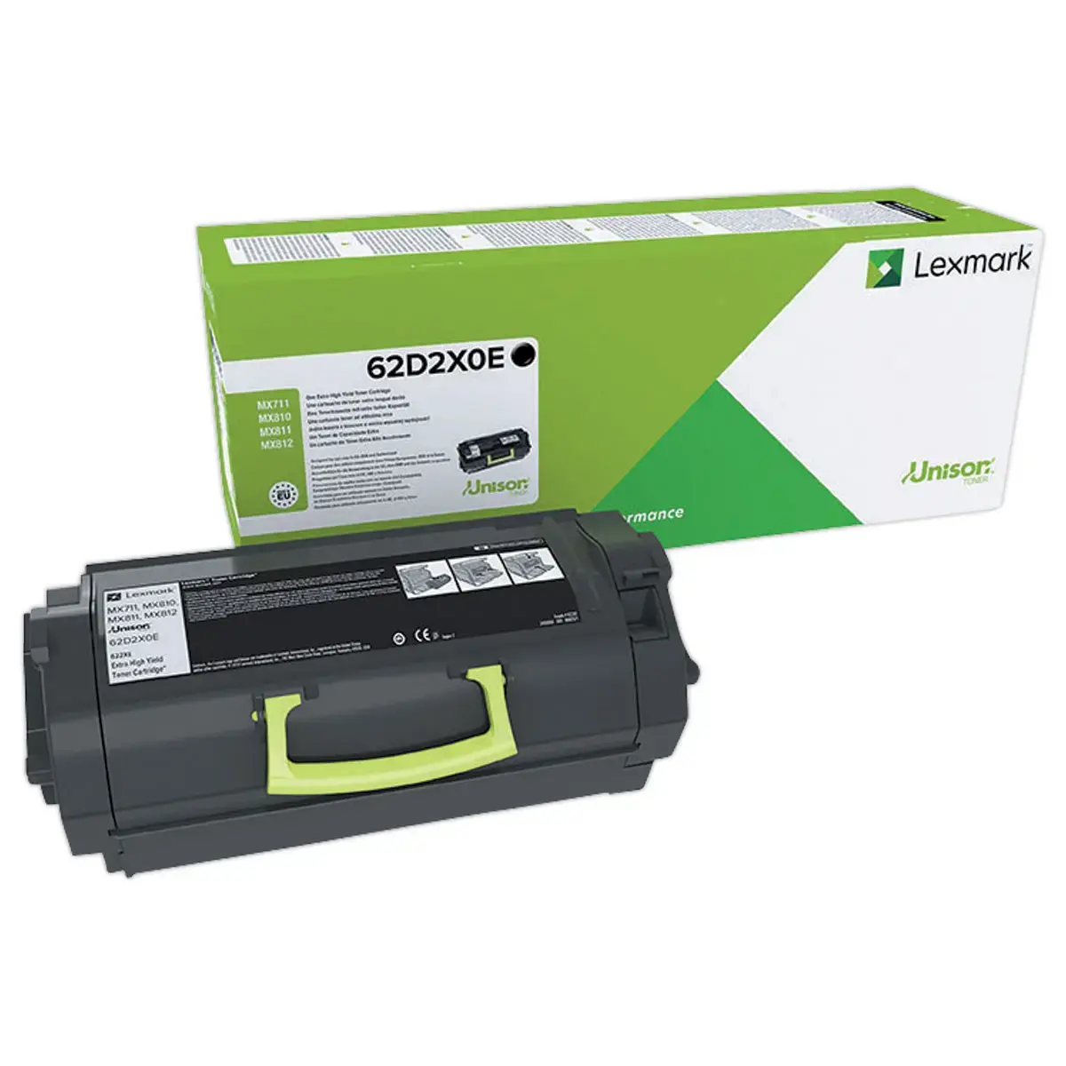 Toner LEXMARK 62D2X0E zwart