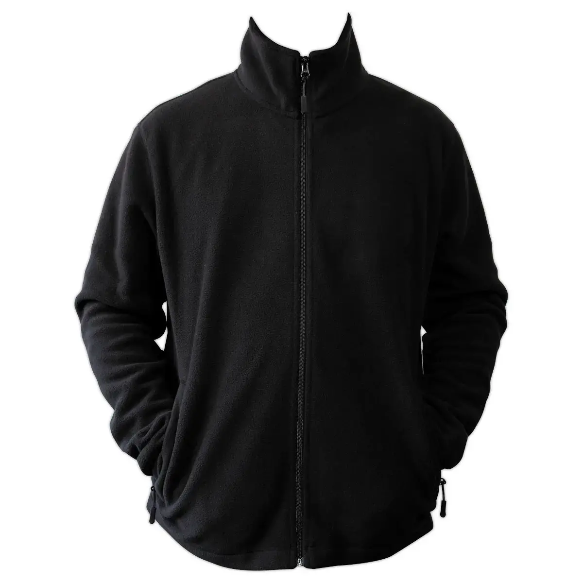 ZWARTE HEREN FLEECEVEST MAAT L