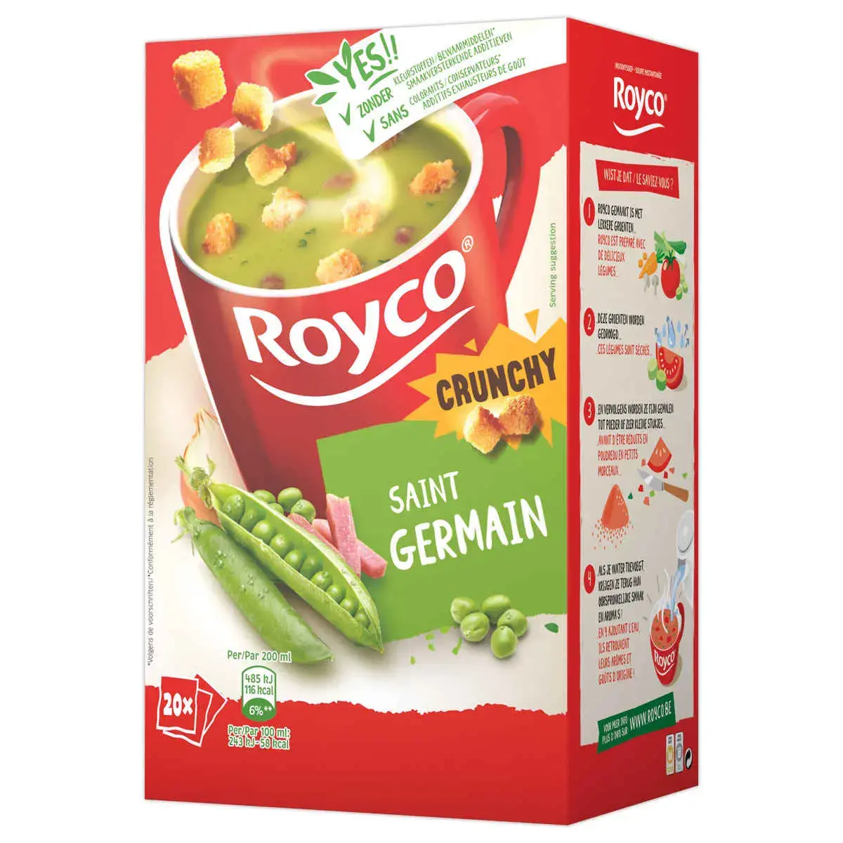 20 Soeppakjes ROYCO ST GERMAIN+CROUTON