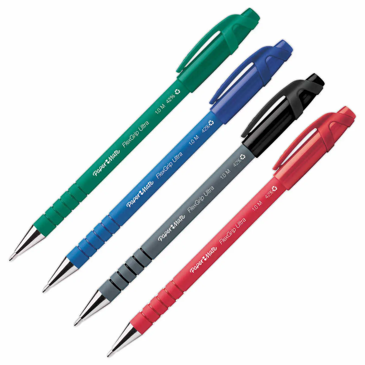 Balpen Flexgrip CAP PAPER MATE - medium schrift - Zwart