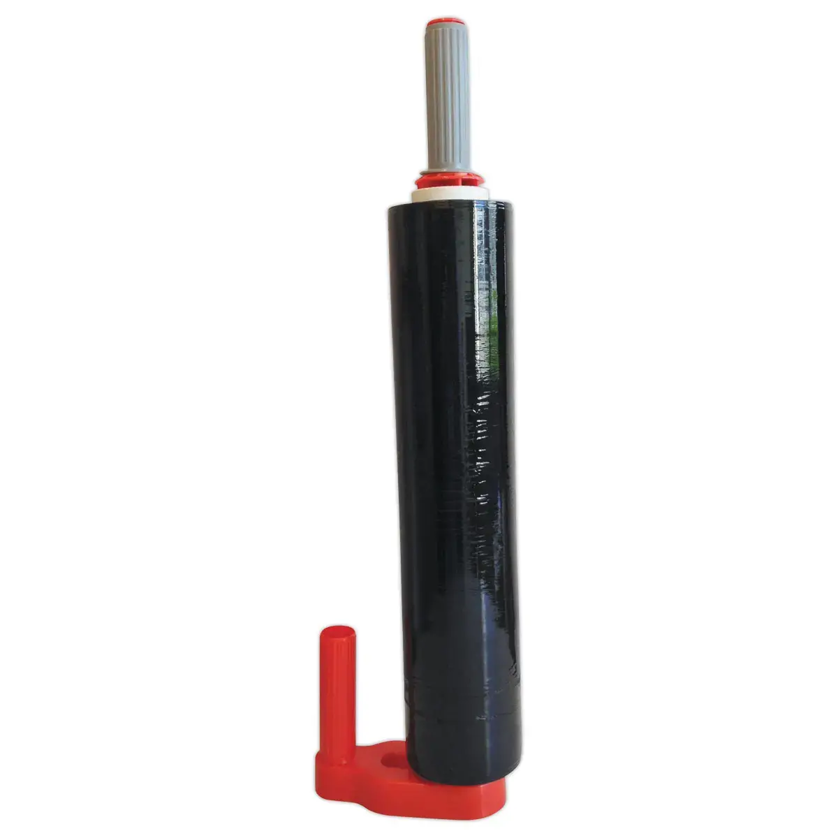 6 Rollen zwarte rekfolie L 270 m x B 45 cm met afrolhandvat